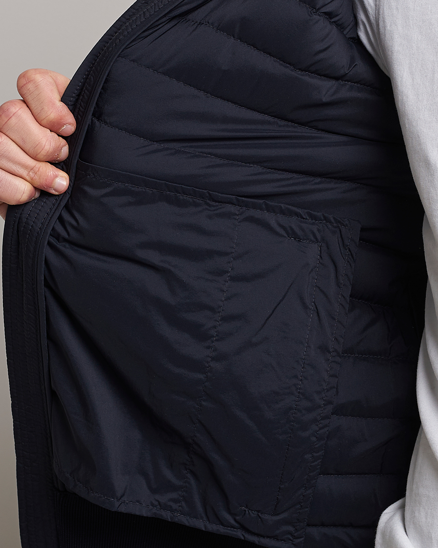 Herre | Gensere | Moncler | Hybrid Zip Cardigan Navy
