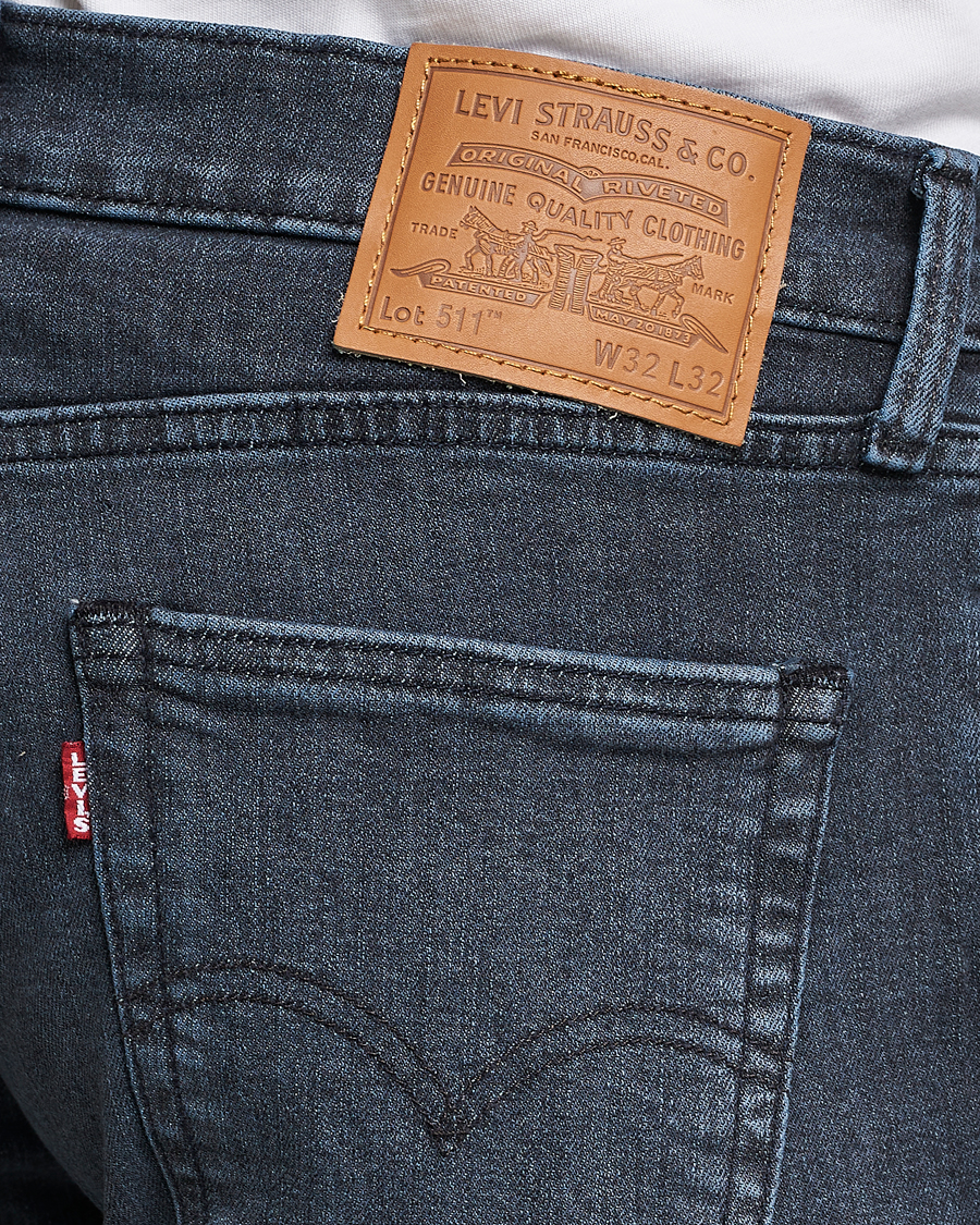 Herre | Jeans | Levi's | 511 Slim Fit Stretch Jeans Richmond Blue Black