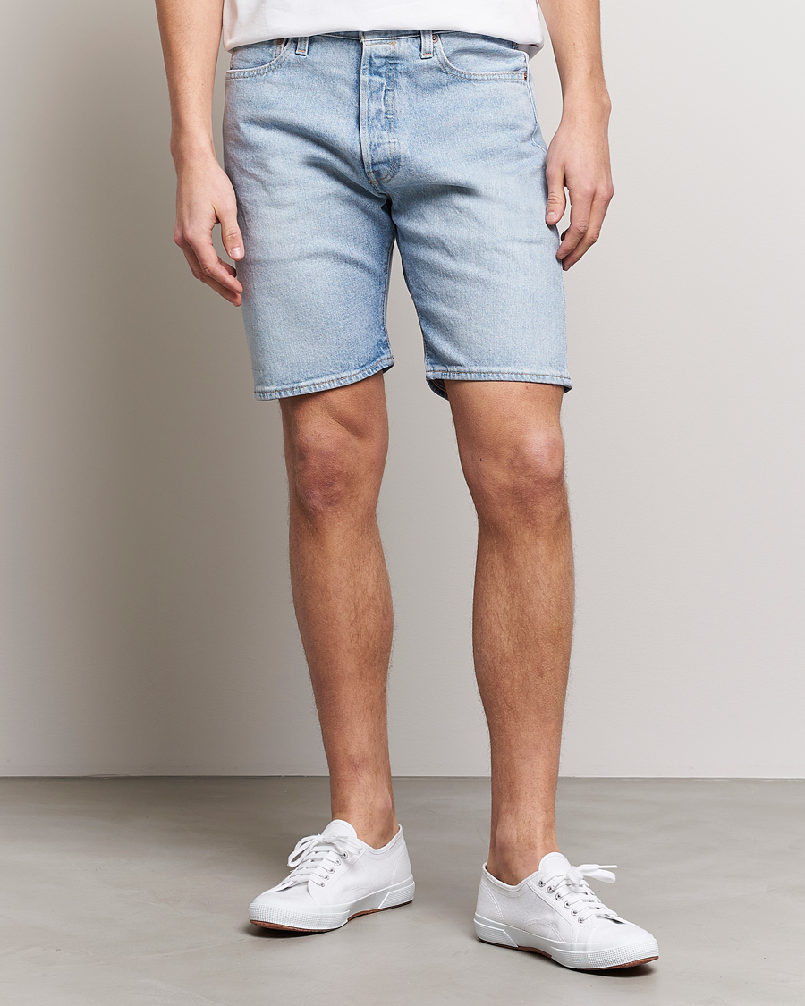 Herre | Shorts | Levi's | 501 Hemmed Denim Shorts Light Indigo Worn In