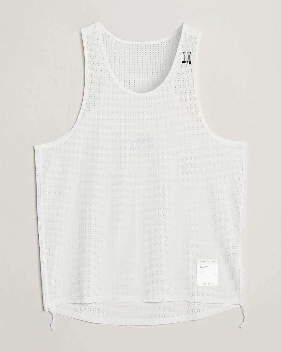 Herre | T-Shirts | Satisfy | Space-O Singlet White