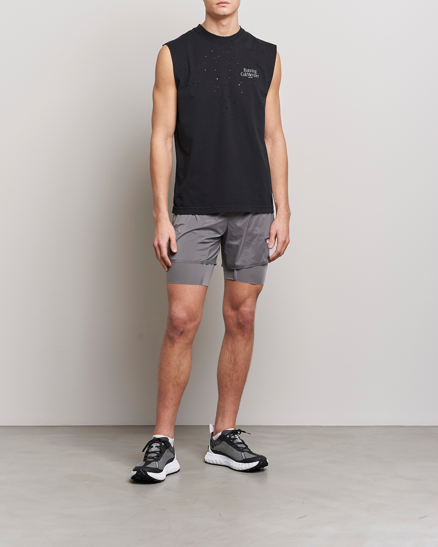Herre | T-Shirts | Satisfy | MothTech Muscle Tee Black