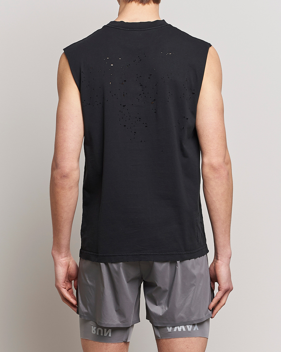 Herre | T-Shirts | Satisfy | MothTech Muscle Tee Black
