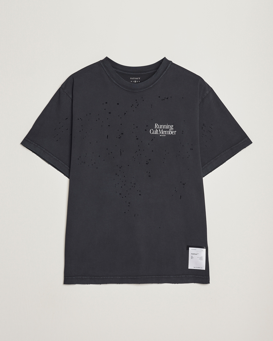 Herre | T-Shirts | Satisfy | MothTech T-Shirt Black