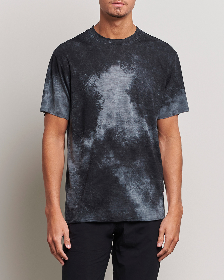 Herre |  | Satisfy | CloudMerino T-Shirt Batik Black