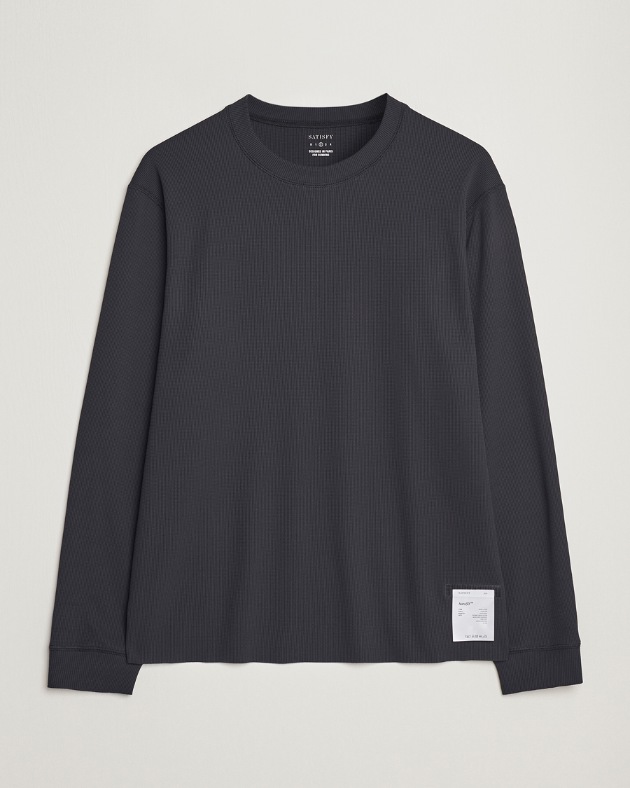 Herre | T-Shirts | Satisfy | Aura3D Base Layer Black
