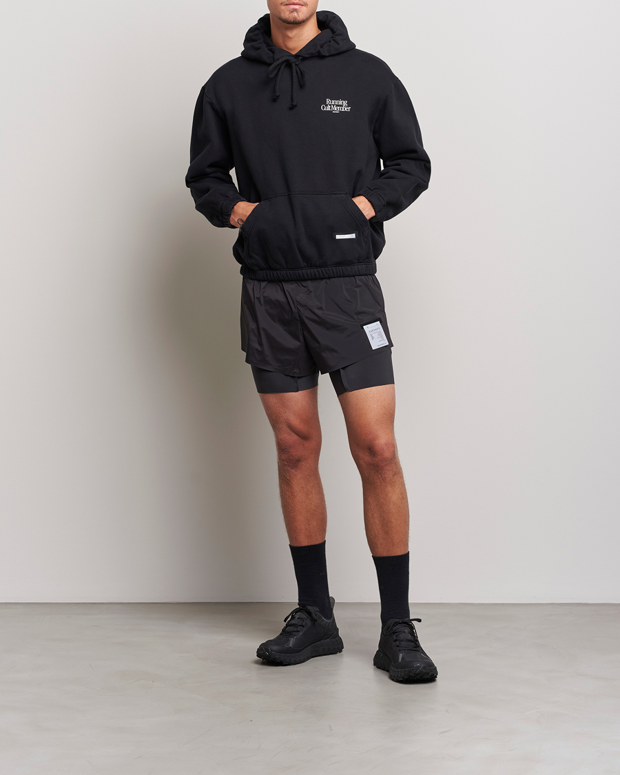 Herre | Gensere | Satisfy | SoftShell Hoodie Black