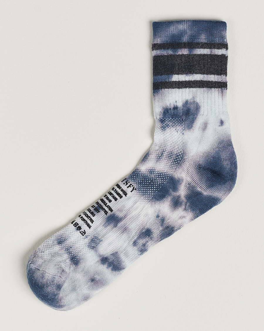Herre |  | Satisfy | Merino Tube Socks Ink Tie Dye