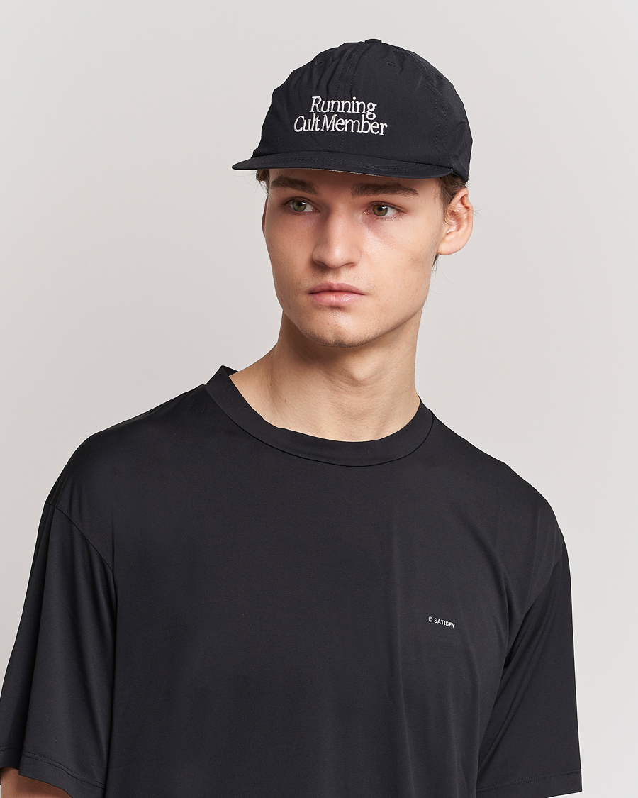 Herre | Satisfy PeaceShell Running Cap Black | Satisfy | PeaceShell Running Cap Black