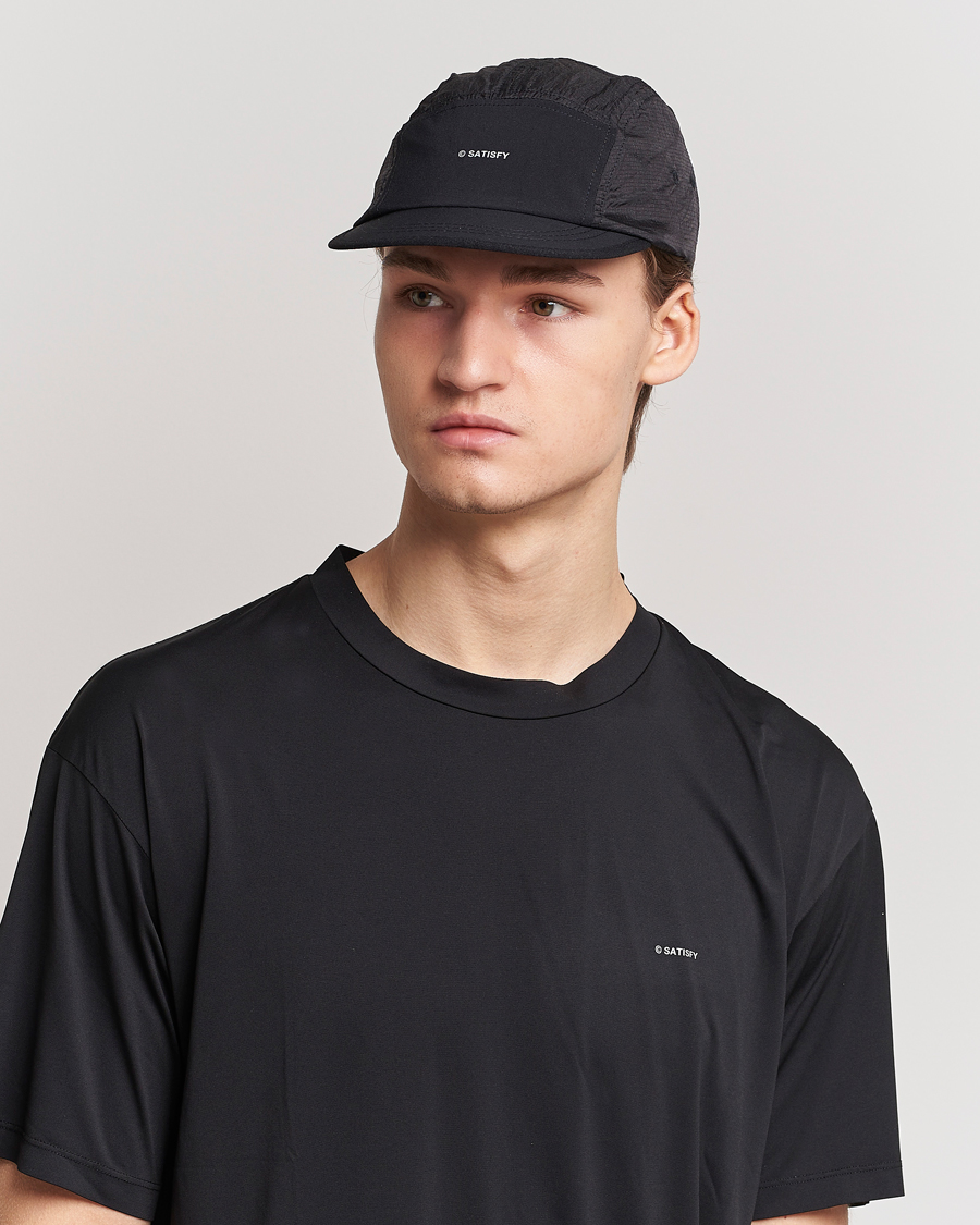 Herre | Satisfy Rippy Trail Cap Black | Satisfy | Rippy Trail Cap Black