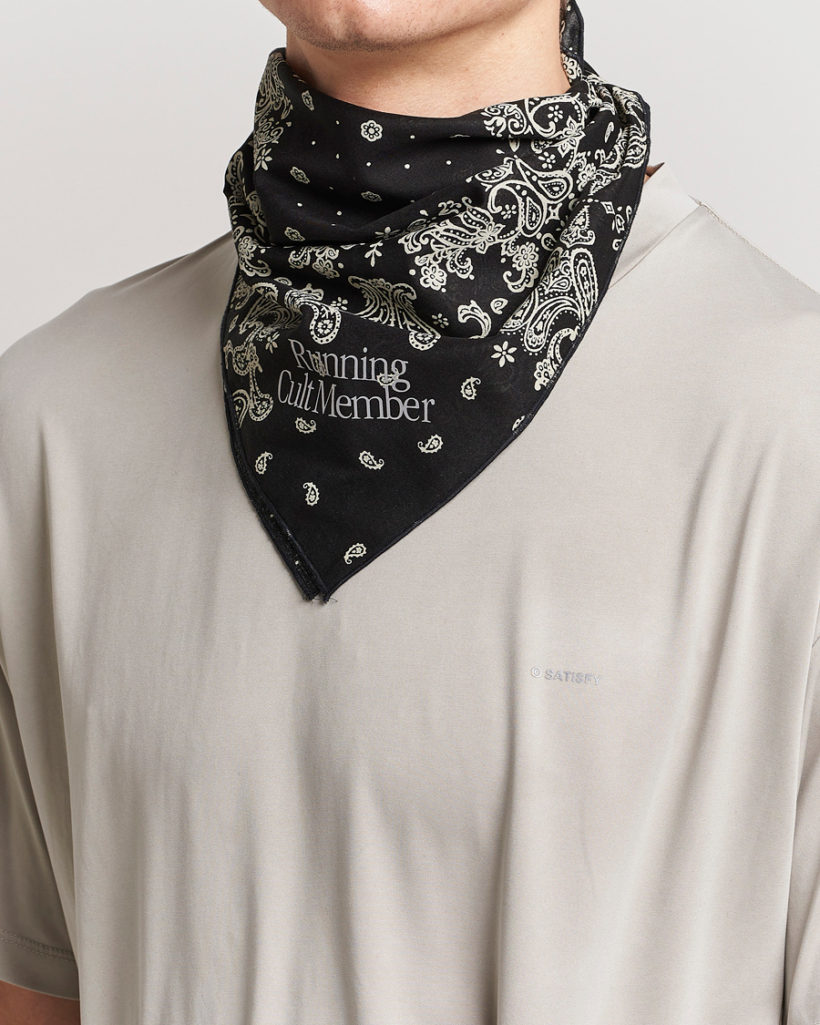 Herre | Lommetørklær | Satisfy | Japanese Cotton Bandana Black