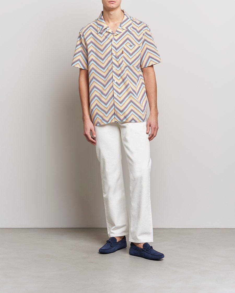 Herre | Skjorter | Missoni | Zig Zag Short Sleeve Shirt Multicolor
