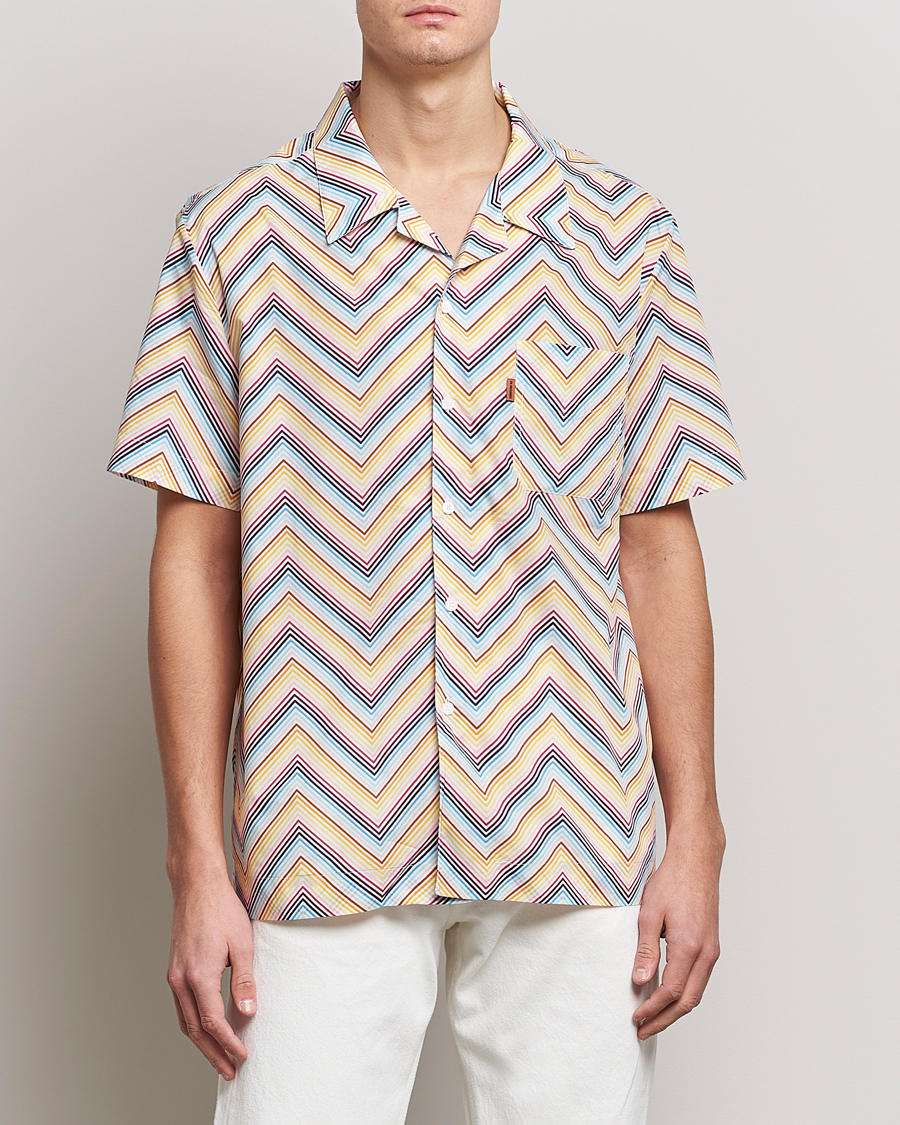 Herre | Skjorter | Missoni | Zig Zag Short Sleeve Shirt Multicolor