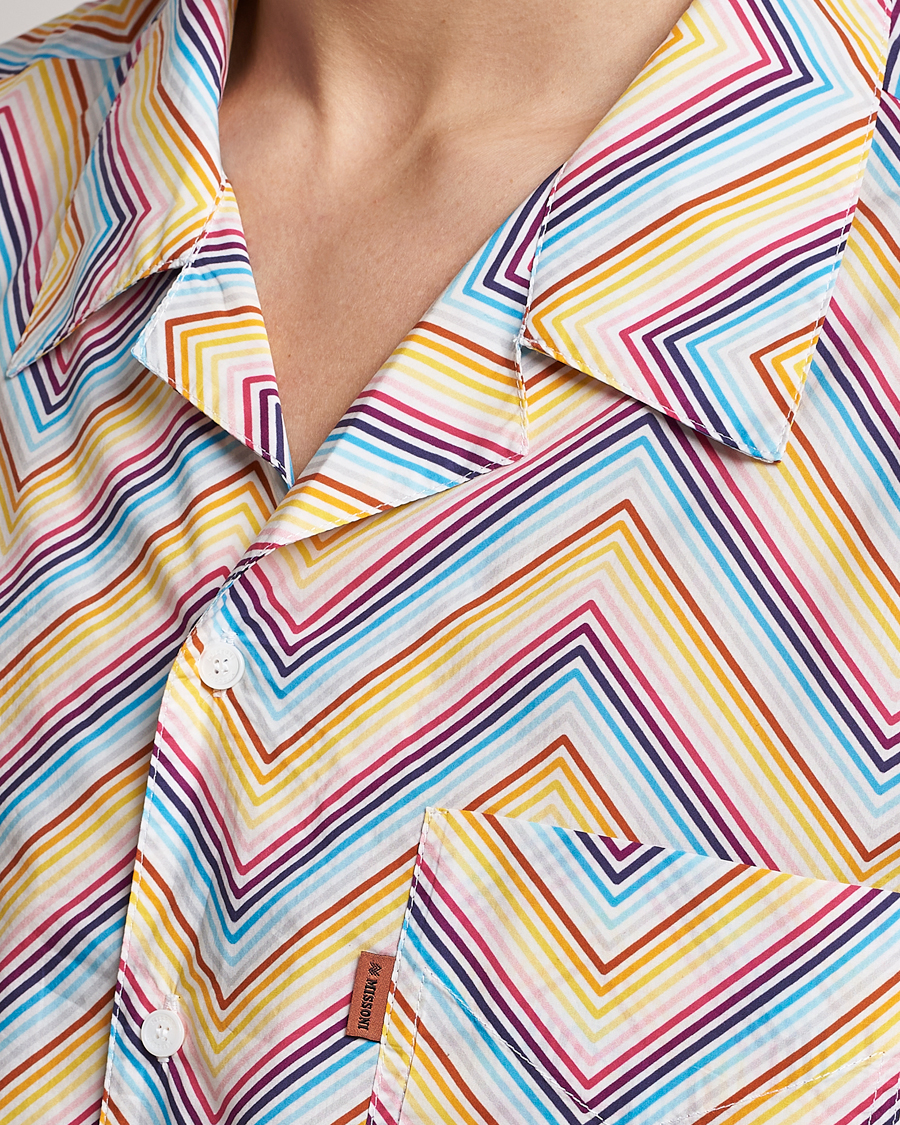 Herre | Skjorter | Missoni | Zig Zag Short Sleeve Shirt Multicolor