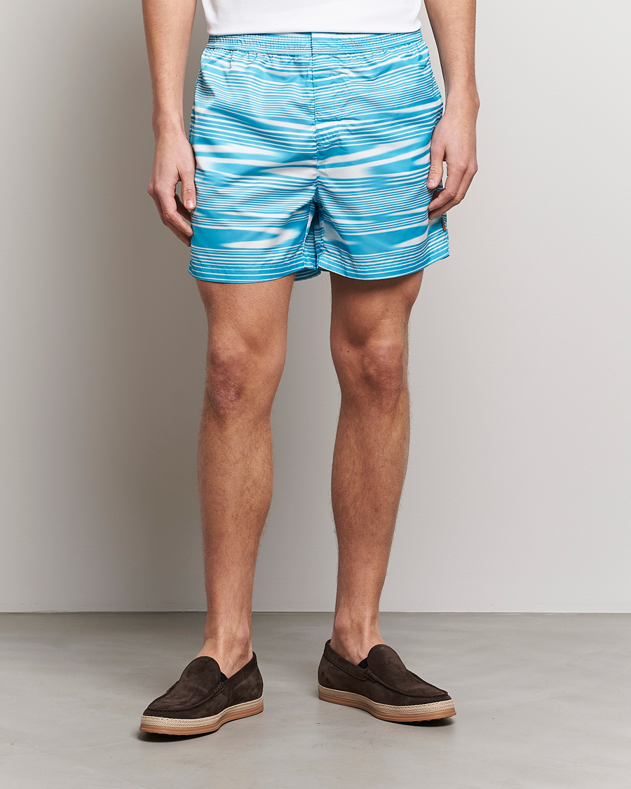 Herre |  | Missoni | Space Dye Swim Trunks Light Blue