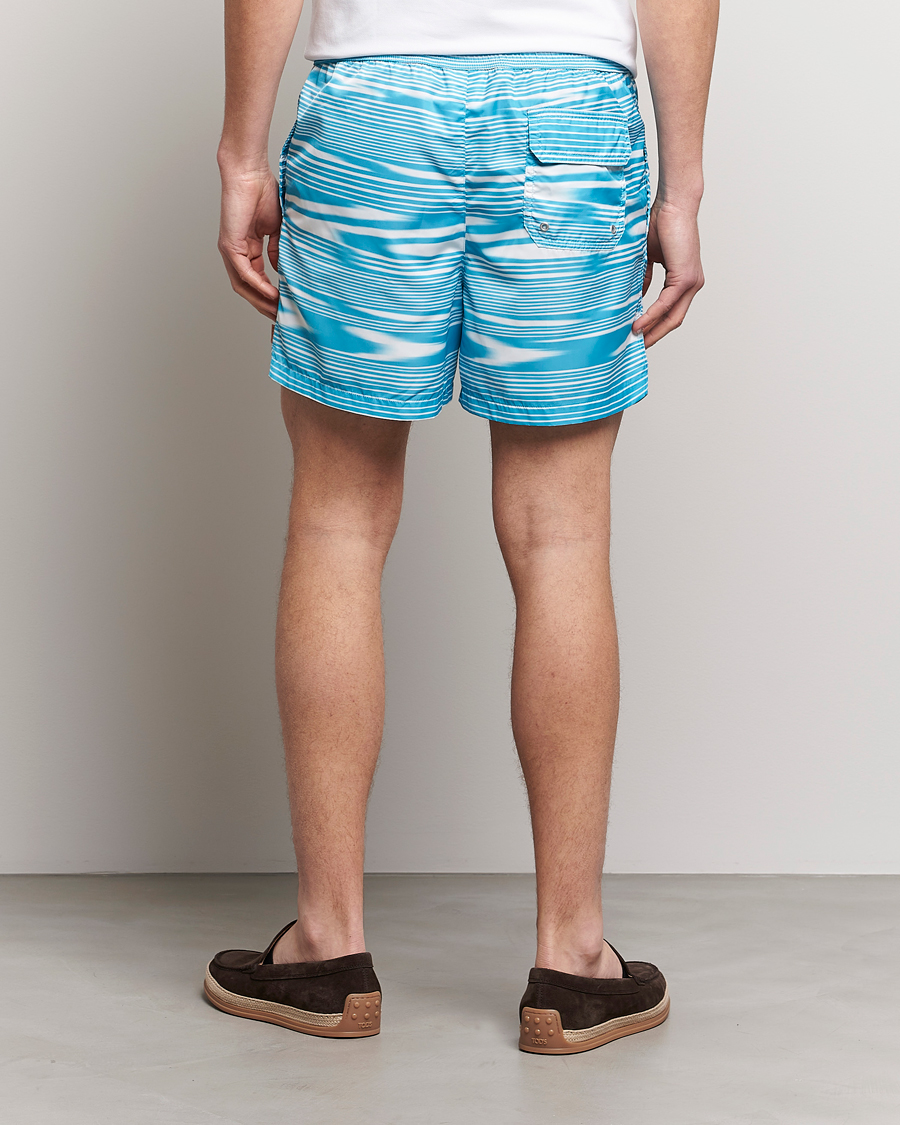 Herre | Badeshorts | Missoni | Space Dye Swim Trunks Light Blue