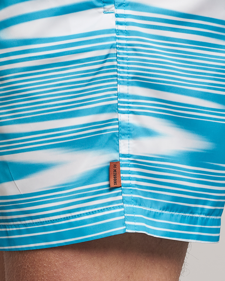 Herre | Badeshorts | Missoni | Space Dye Swim Trunks Light Blue