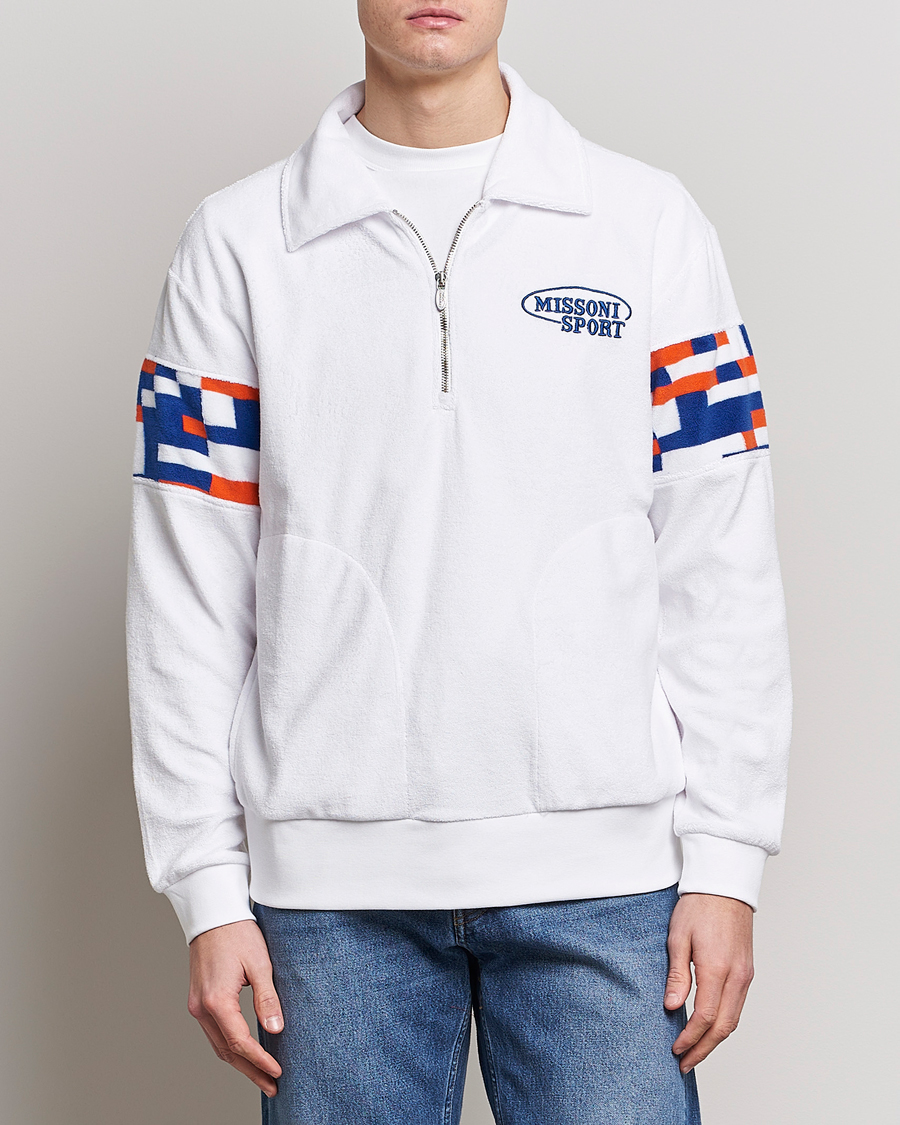 Herre |  | Missoni | Sport Half Zip White