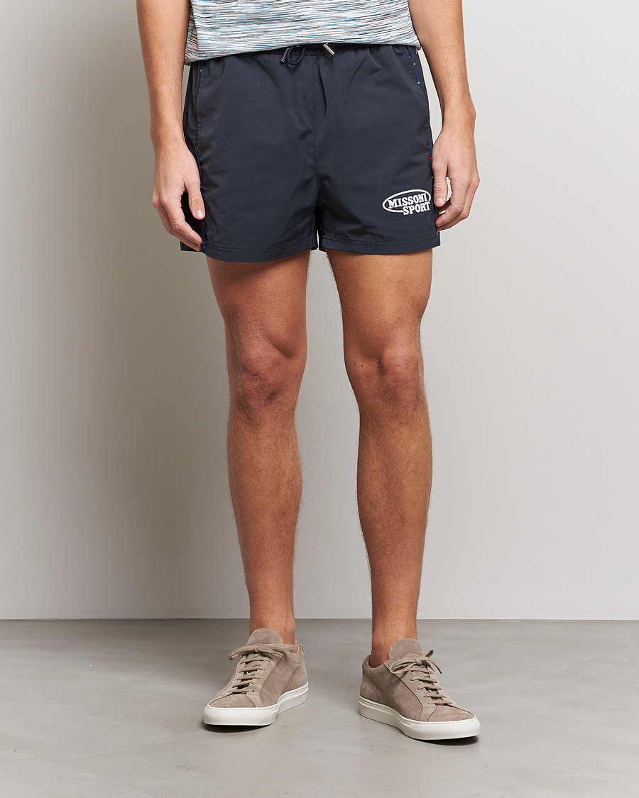 Herre | Funksjonsshorts | Missoni | Sport Nylon Shorts Navy