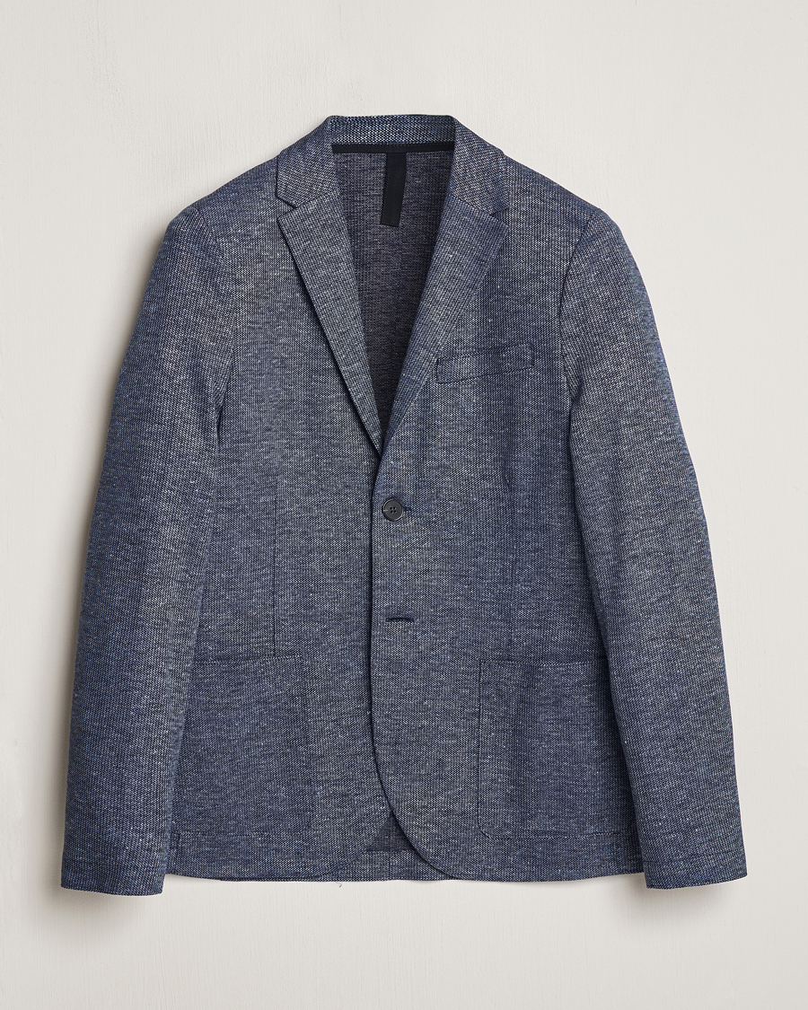 Herre | Dressjakker | Harris Wharf London | Linen Blend Blazer Denim
