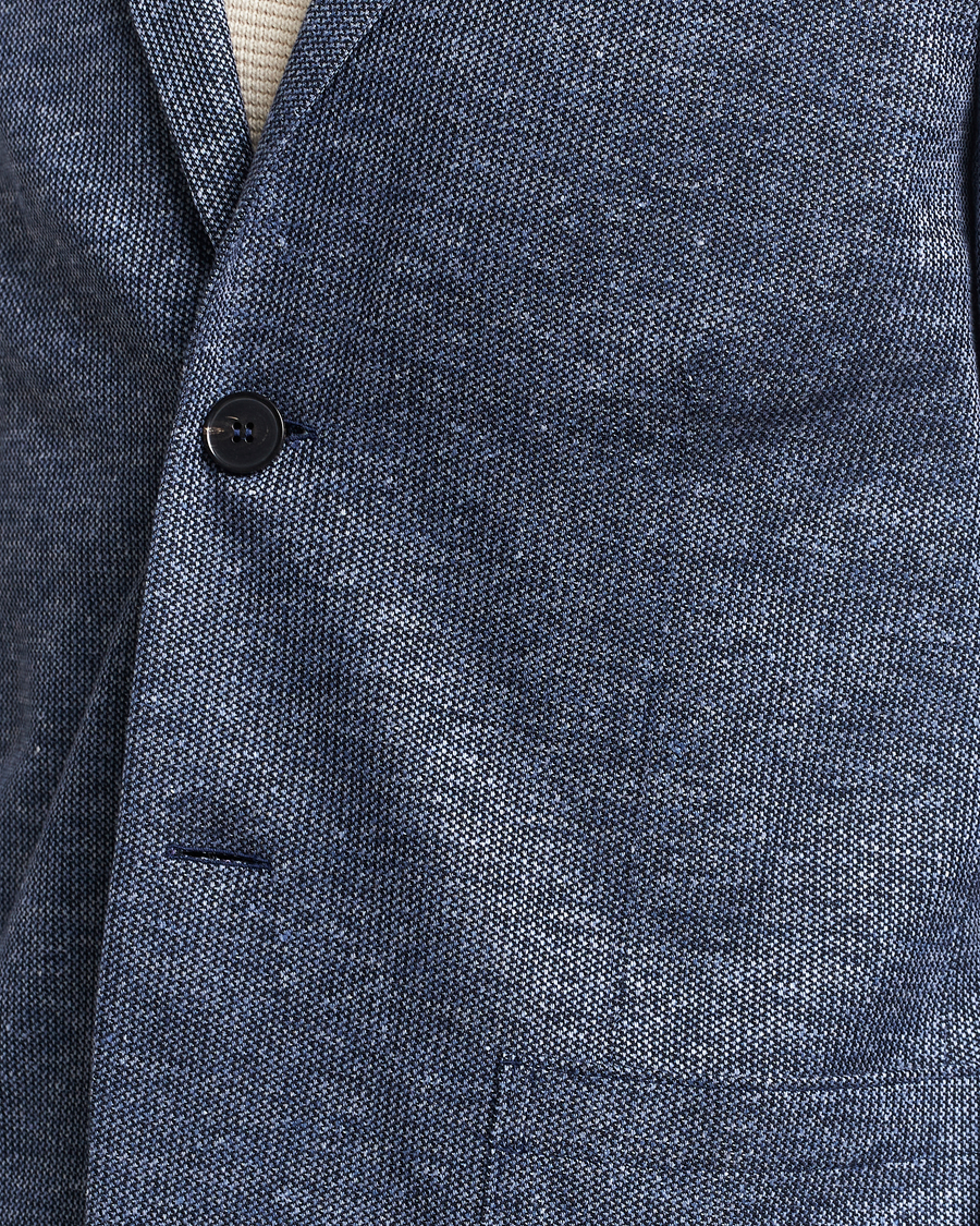 Herre | Dressjakker | Harris Wharf London | Linen Blend Blazer Denim