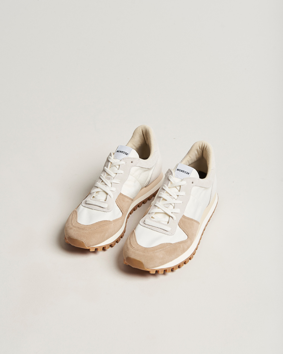 Herre |  | Novesta | Marathon Trail Running Sneaker White/Beige