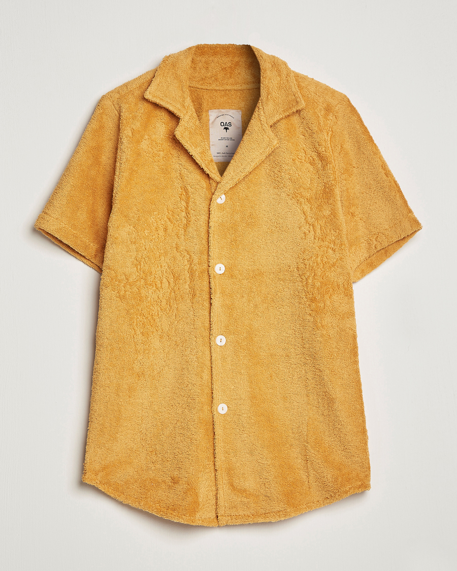 Herre | Skjorter | OAS | Cuba Ruggy Shirt Mustard