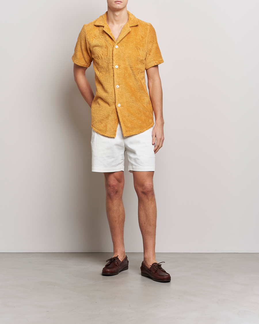 Herre | Skjorter | OAS | Cuba Ruggy Shirt Mustard