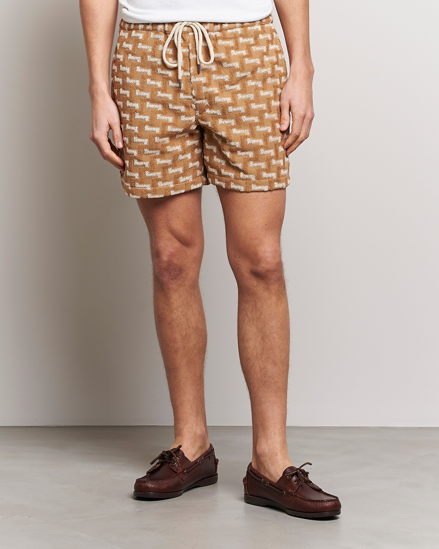 Herre | Terry | OAS | Terry Shorts Camel