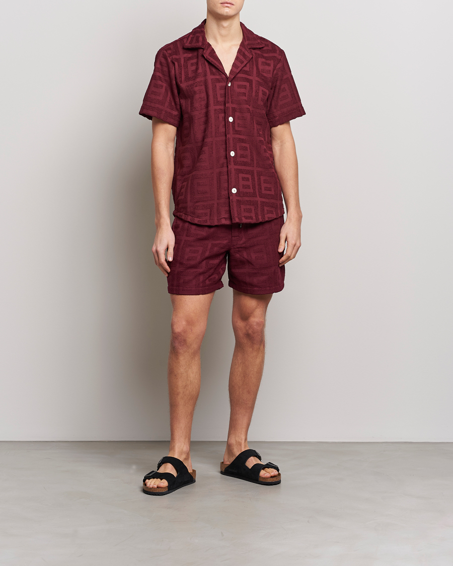 Herre | Shorts | OAS | Terry Shorts Burgundy