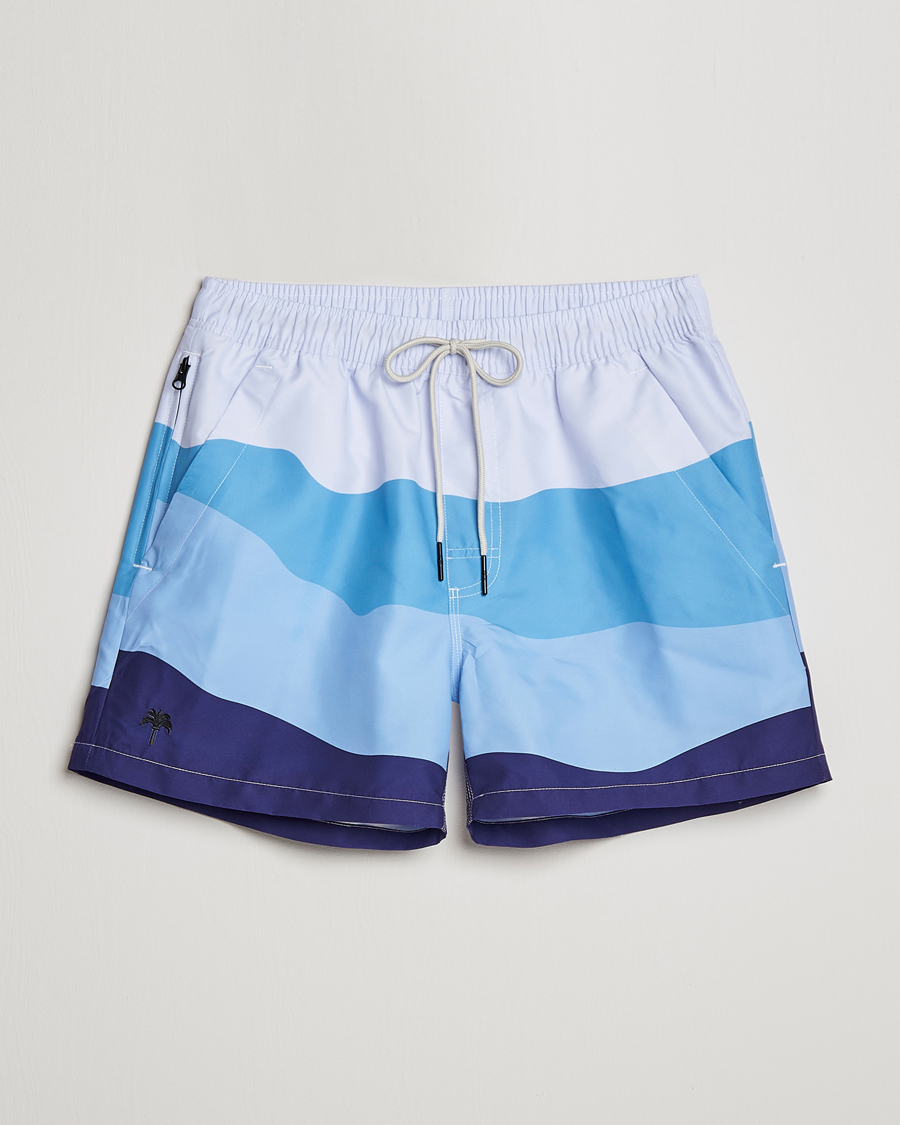 Herre | Badeshorts | OAS | Printed Swimshorts Ice Wave
