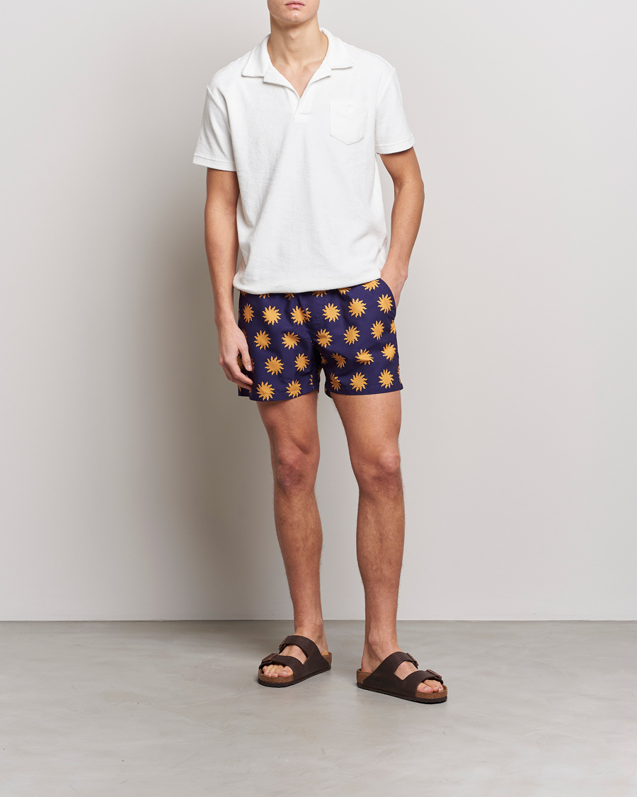 Herre | Badeshorts | OAS | Printed Swimshorts Sunday Sun