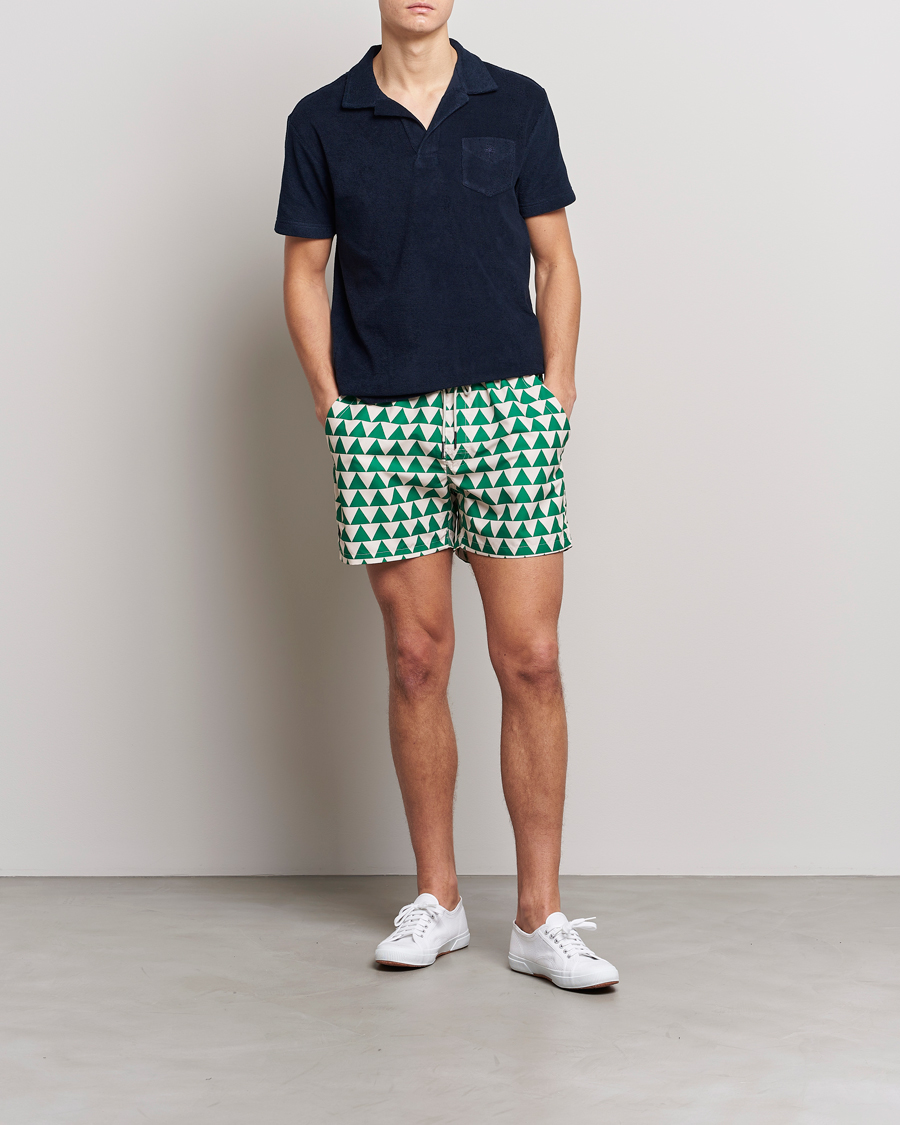 Herre | Badeshorts | OAS | Printed Swimshorts Triangle Jungle