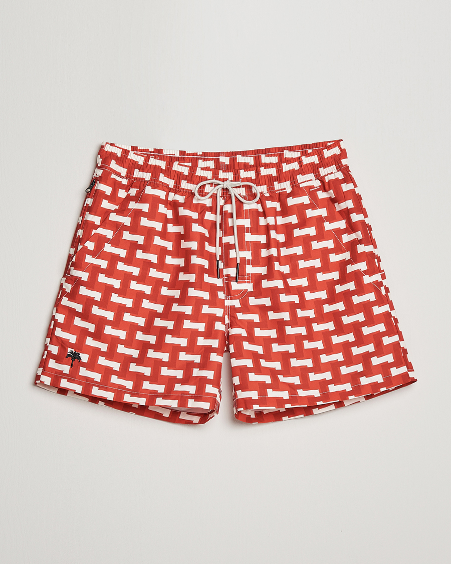 Herre | Badeshorts | OAS | Printed Swimshorts Layer Zig