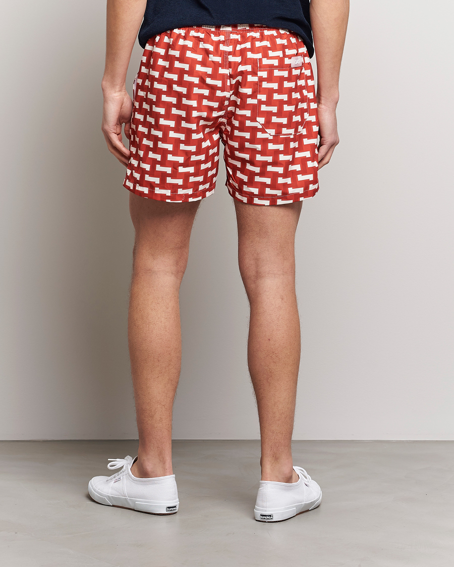 Herre | Badeshorts | OAS | Printed Swimshorts Layer Zig