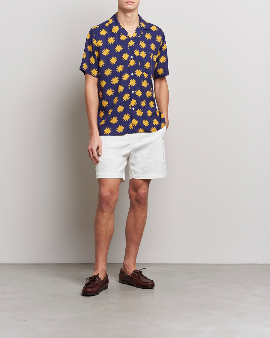 Herre | Skjorter | OAS | Viscose Resort Short Sleeve Shirt Sunday Sun