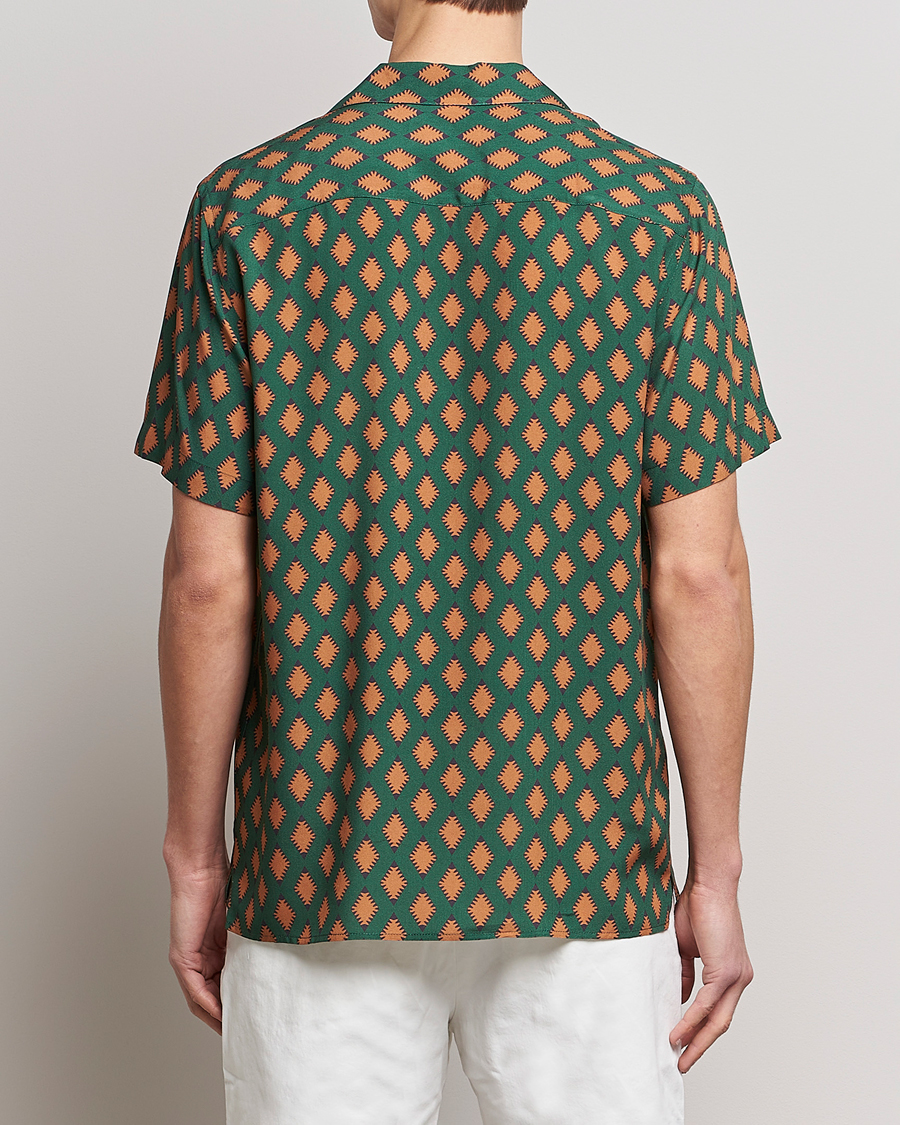 Herre | Skjorter | OAS | Viscose Resort Short Sleeve Shirt Smokin Rustic