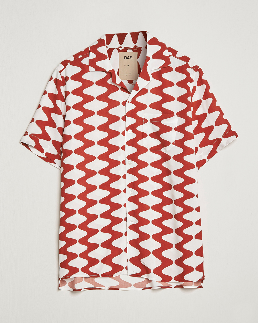 Herre | Skjorter | OAS | Viscose Resort Short Sleeve Shirt Big Lauda
