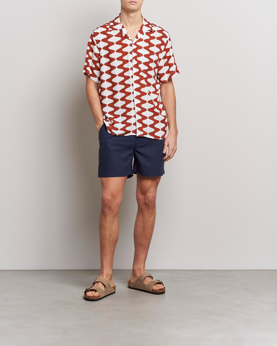 Herre | Skjorter | OAS | Viscose Resort Short Sleeve Shirt Big Lauda