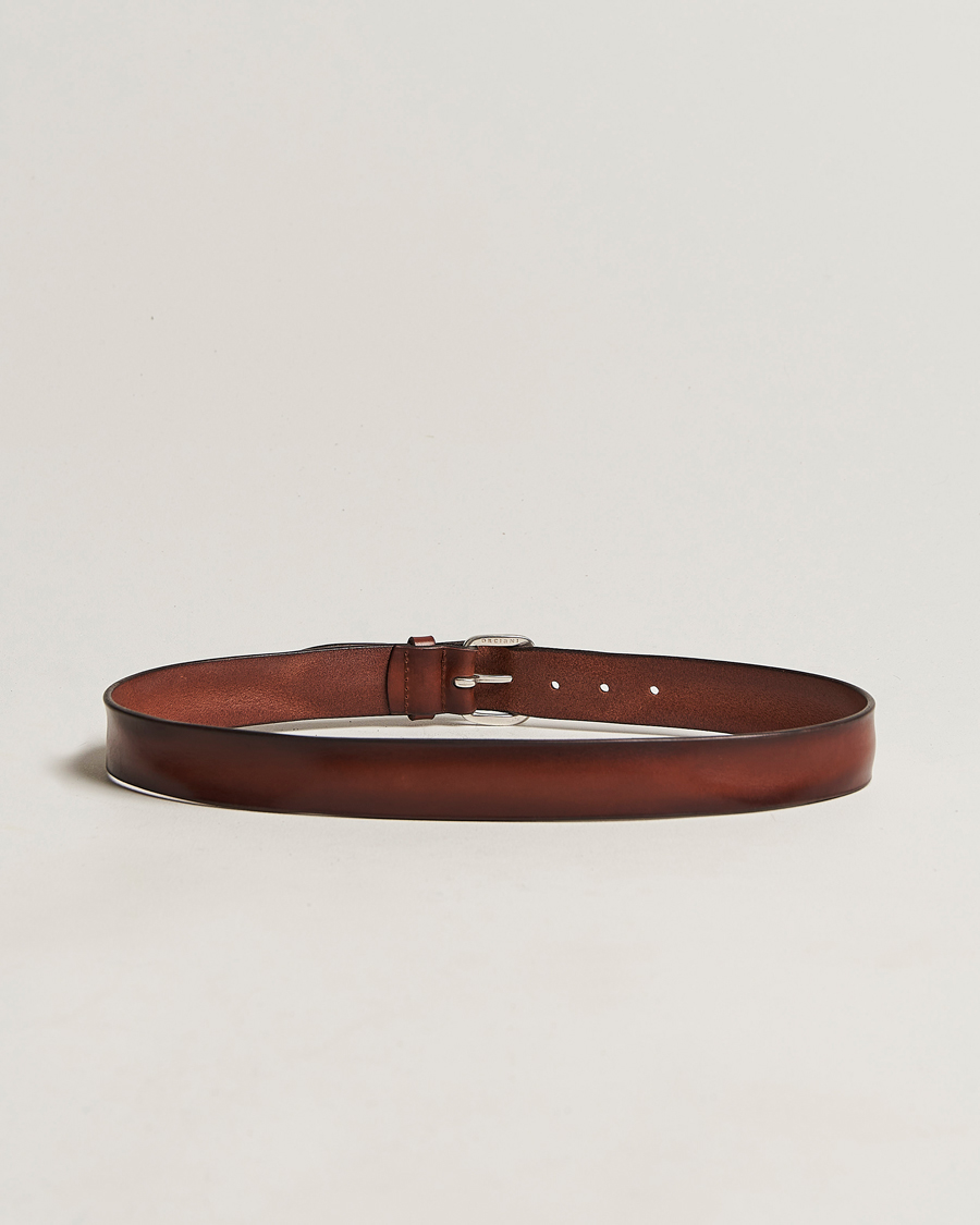 Herre | Orciani Vachetta Soft Leather Belt 3,5 cm Brown | Orciani | Vachetta Soft Leather Belt 3,5 cm Brown
