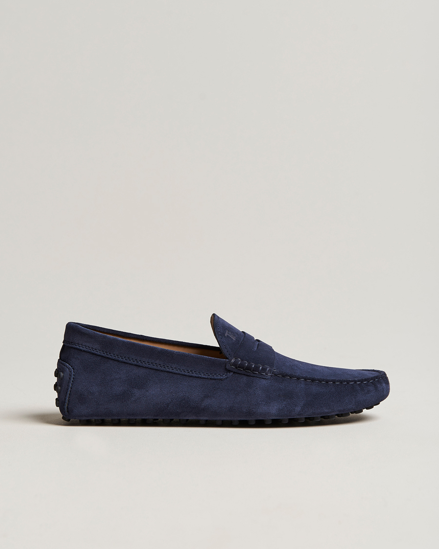 Herre | Tod's City Gommino Navy Suede | Tod's | City Gommino Navy Suede