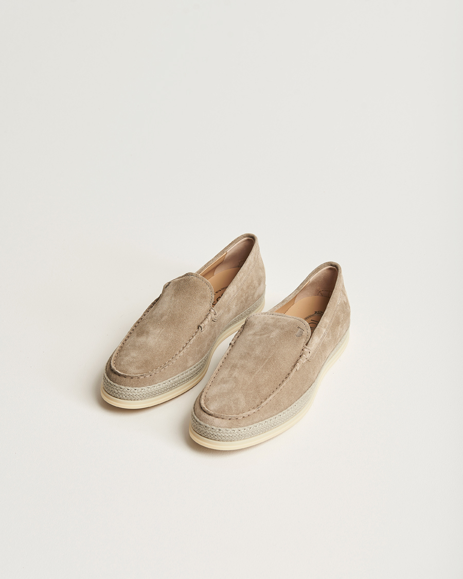 Herre | Tod's | Tod's | Raffia Loafers Taupe Suede