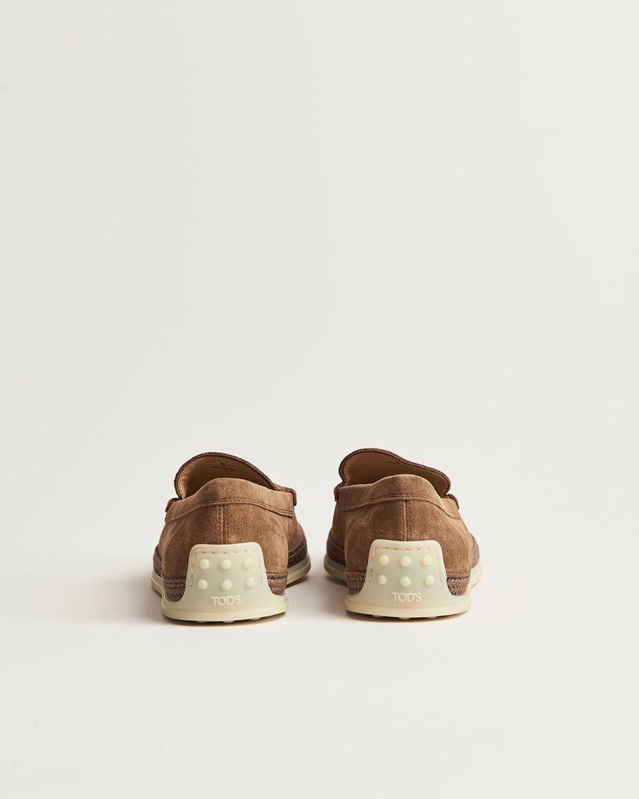 Herre | Loafers | Tod's | Raffia Loafers Brown Suede