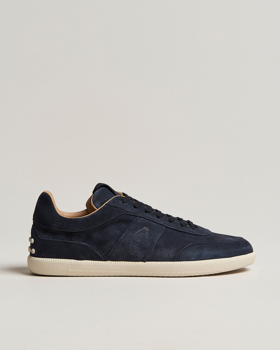 Herre | Tod's Cassetta Leggera Sneaker Navy Suede | Tod's | Cassetta Leggera Sneaker Navy Suede