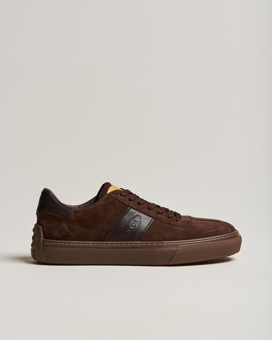 Herre | Tod's Cassetta Sneakers Dark Brown Suede | Tod's | Cassetta Sneakers Dark Brown Suede