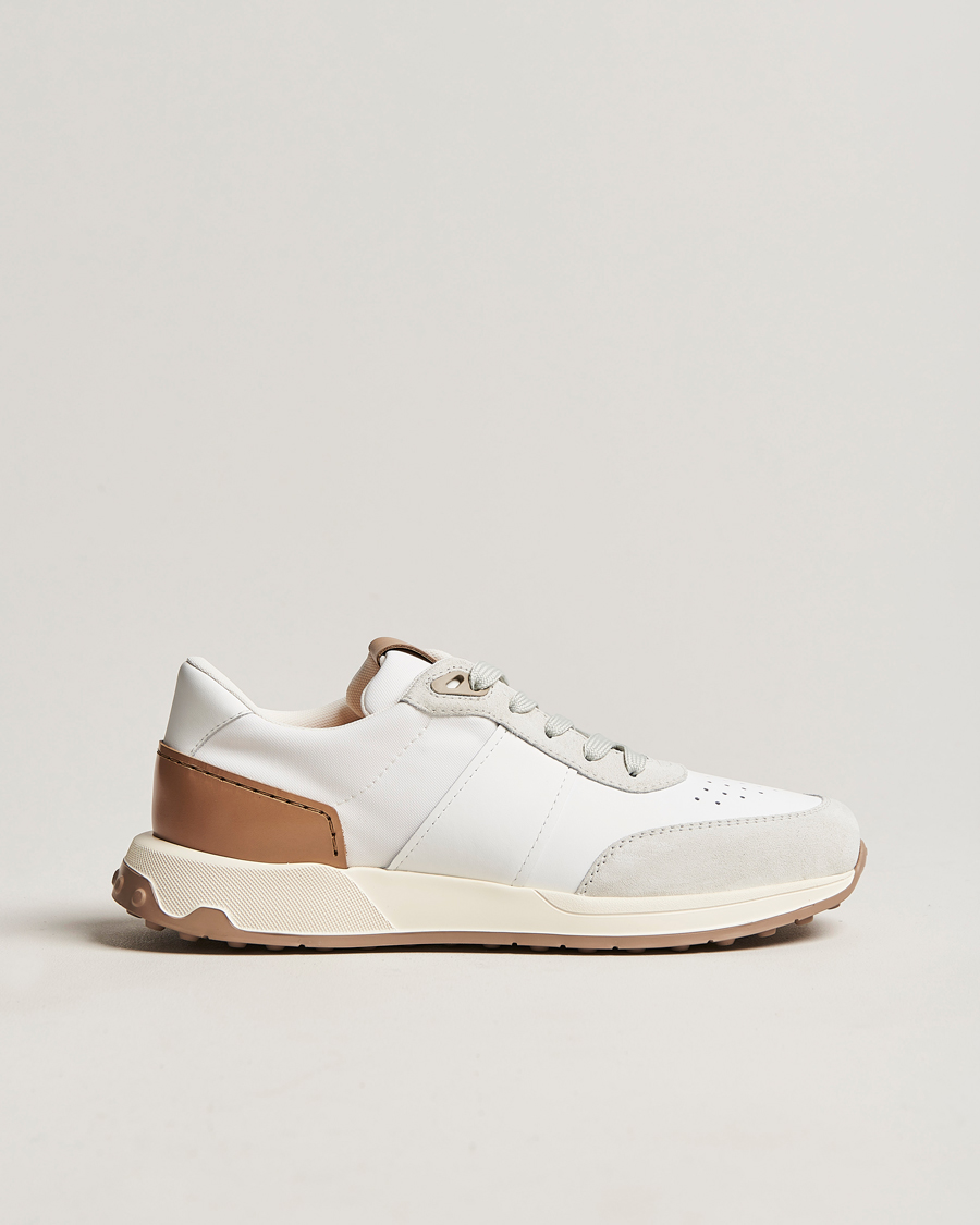 Herre | Tod's Luxury Running Sneakers White Calf | Tod's | Luxury Running Sneakers White Calf