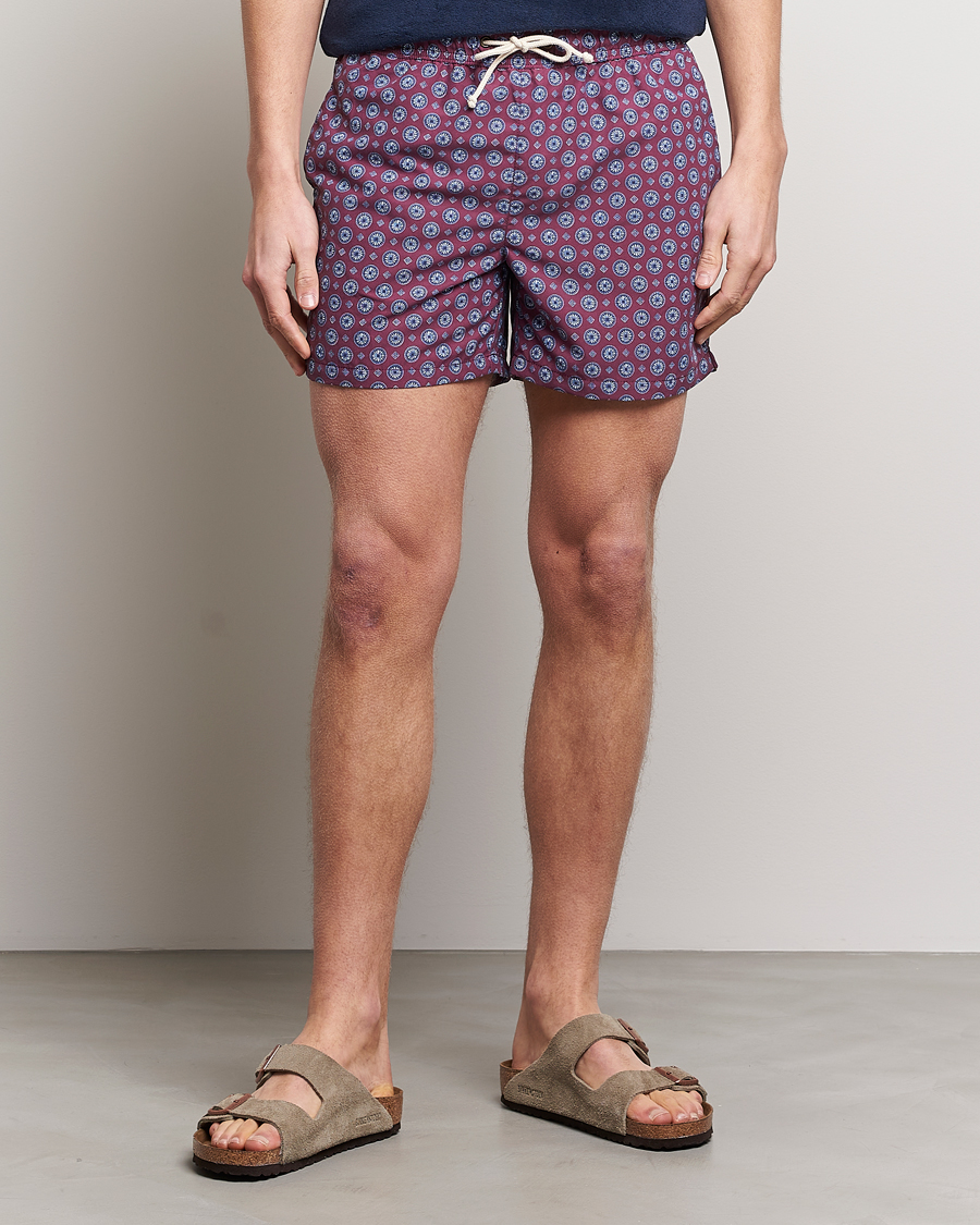 Herre | Avdelinger | Ripa Ripa | Printed Swimshorts Wine