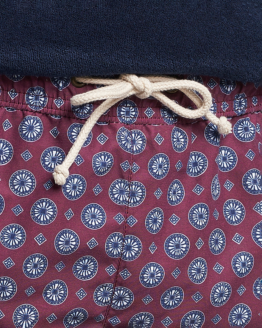 Herre | Badeshorts | Ripa Ripa | Printed Swimshorts Wine