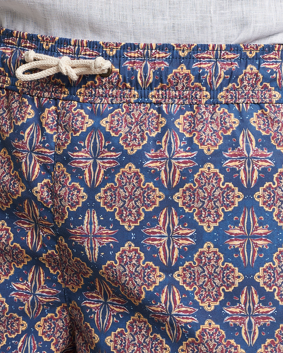 Herre | Badeshorts | Ripa Ripa | Printed Swimshorts Blue