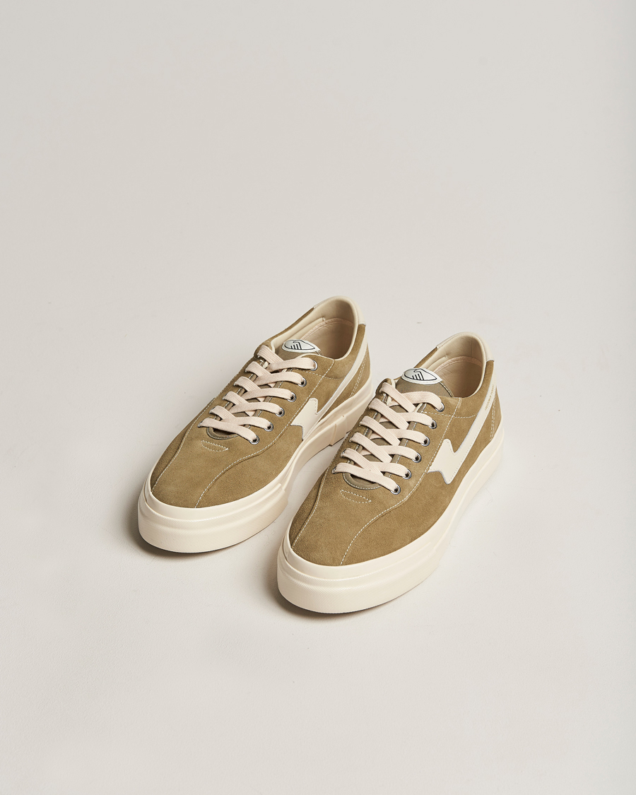 Herre | Stepney Workers Club Dellow S-Strike Suede Sneaker Moss/Ecru | Stepney Workers Club | Dellow S-Strike Suede Sneaker Moss/Ecru