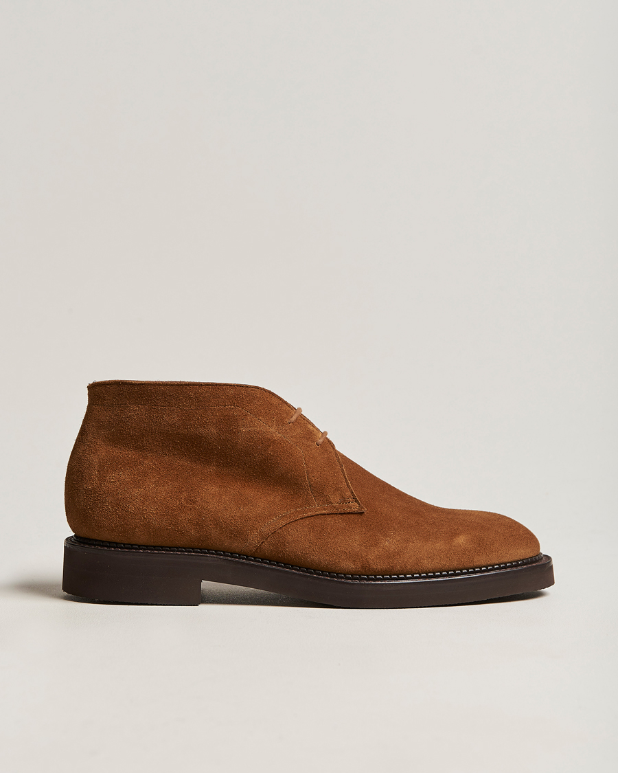 Herre | John Lobb Heywood Chukka Boots Tobacco Suede | John Lobb | Heywood Chukka Boots Tobacco Suede